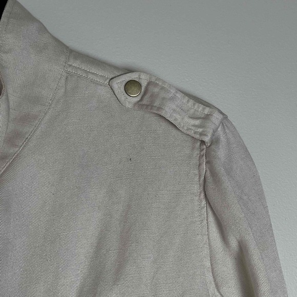 Rails Women's Beige Button Down Long Sleeve Utility Jacket Medium - Picture 6 of 11
